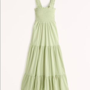 Abercrombie Smocked Bodice Easy Maxi Dress
